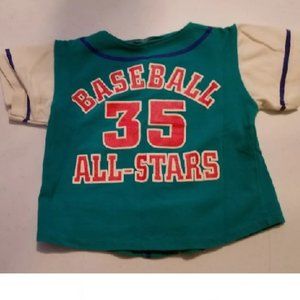 NEW BASEBALL 35 All-Stars Top (Size: 24 Mths) Snaps in Front REALLY CUTE!